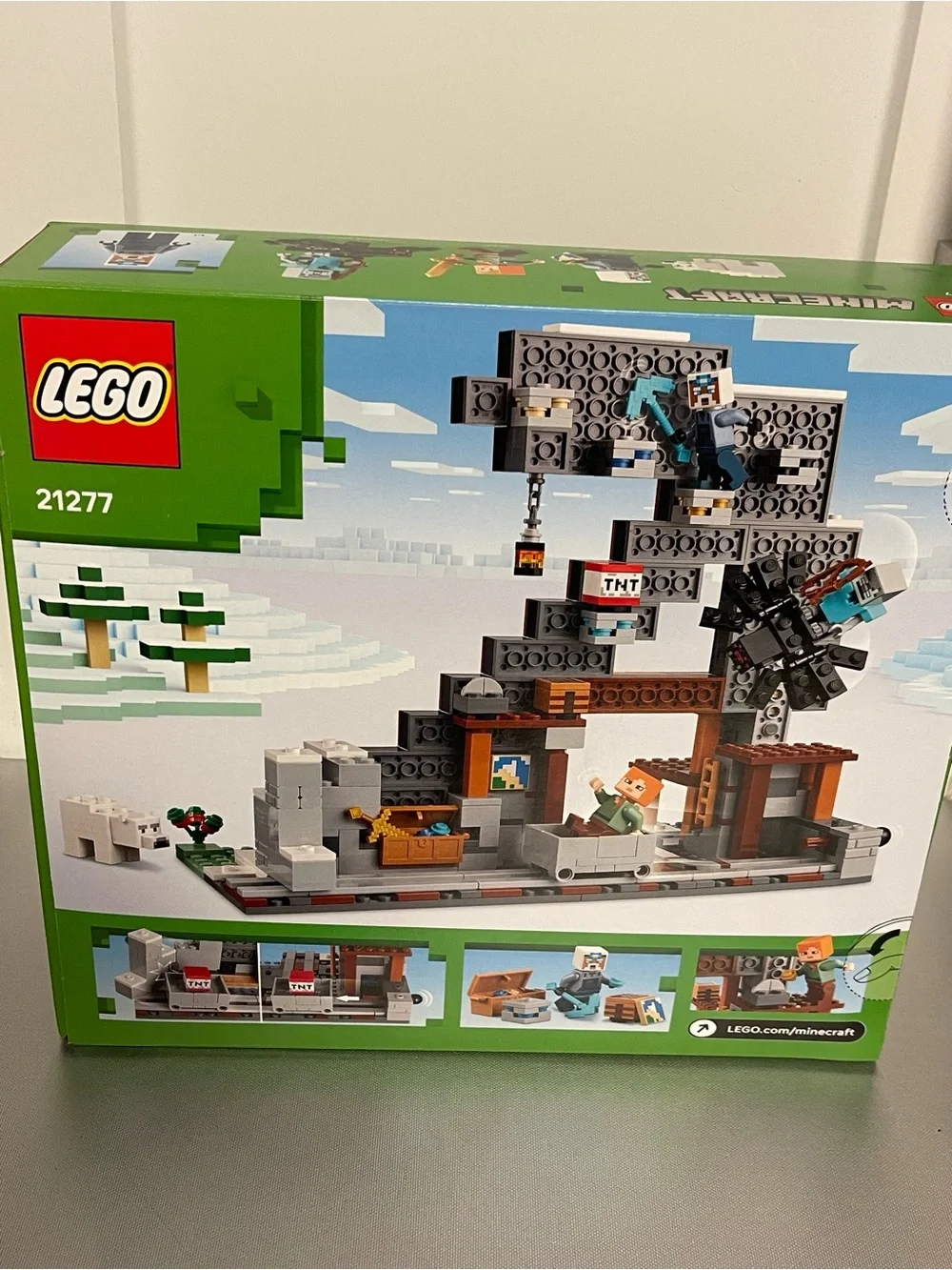 LEGO 21277 Minecraft The Pickaxe Mine Toy 530Pcs 8+ Pink & Black New Sealed